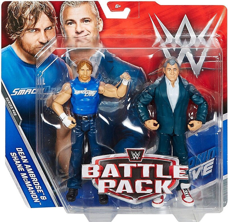 WWE Mattel Battle Packs 46 Dean Ambrose & Shane McMahon Action & Toy Figures PWcatalog