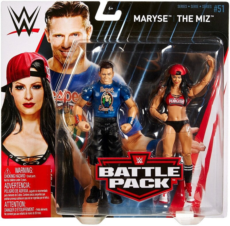 WWE Mattel Battle Packs 51 Maryse & The Miz Action & Toy Figures PWcatalog