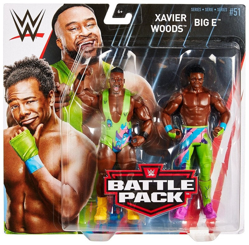 WWE Mattel Battle Packs 51 Xavier Woods & Big E Action & Toy Figures PWcatalog