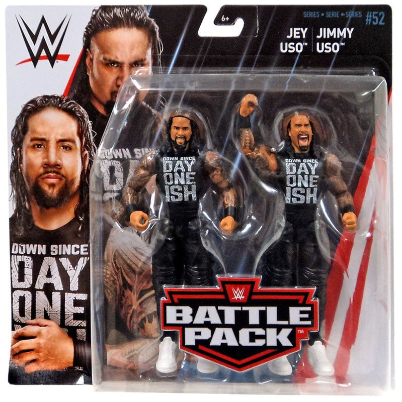 WWE Mattel Battle Packs 52 Jey Uso & Jimmy Uso Action & Toy Figures PWcatalog