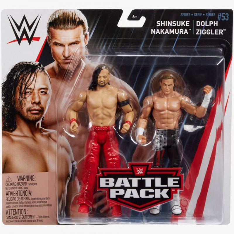 WWE Mattel Battle Packs 53 Shinsuke Nakamura & Dolph Ziggler Action & Toy Figures PWcatalog