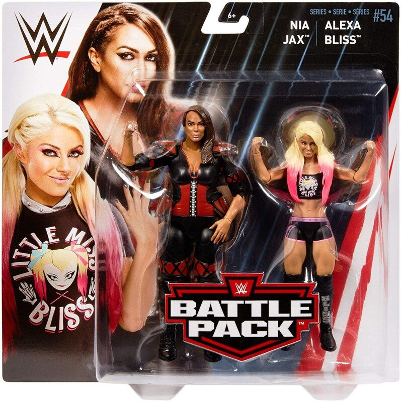 WWE Mattel Battle Packs 54 Nia Jax & Alexa Bliss Action & Toy Figures PWcatalog