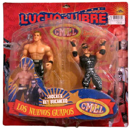 CMLL Hag Distribuidoras Super Estrellas Multipack: Los Nuevos Guapos: Shocker & Rey Bucanero Action & Toy Figures PWcatalog