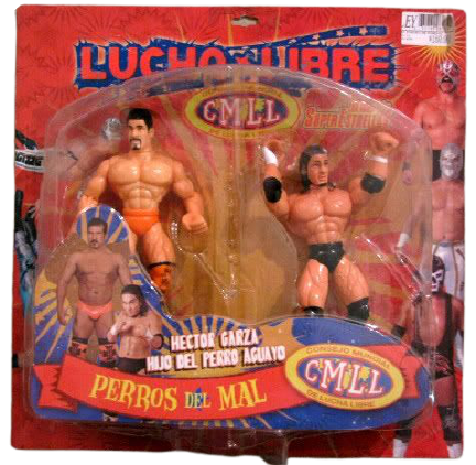 CMLL Hag Distribuidoras Super Estrellas Multipack: Perros del Mal: Hector Garza Jr. & Hijo Del Perro Aguayo Action & Toy Figures PWcatalog