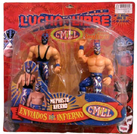 CMLL Hag Distribuidoras Super Estrellas Multipack: Enviados del Infierno: Mephisto & Averno Action & Toy Figures PWcatalog