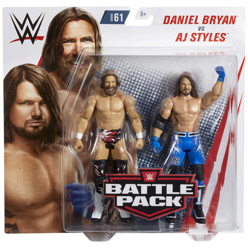 WWE Mattel Battle Packs 61 Daniel Bryan vs. AJ Styles Action & Toy Figures PWcatalog