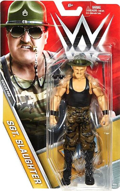 WWE Mattel Basic Series 69 Sgt. Slaughter Action & Toy Figures PWcatalog