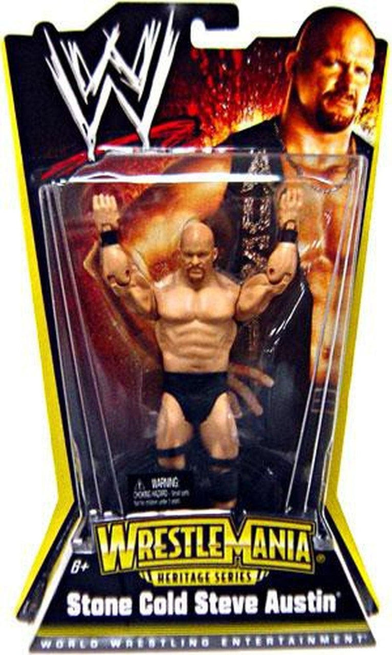 WWE Mattel WrestleMania Heritage 1 Stone Cold Steve Austin Action & Toy Figures PWcatalog