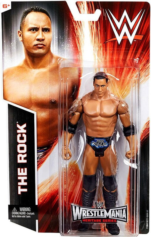 WWE Mattel WrestleMania Heritage 3 The Rock Action & Toy Figures PWcatalog