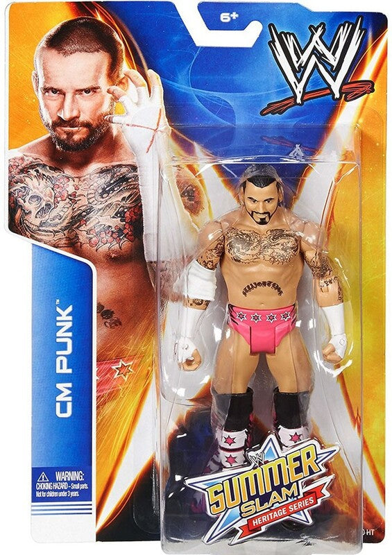 WWE Mattel SummerSlam Heritage 2 CM Punk Action & Toy Figures PWcatalog