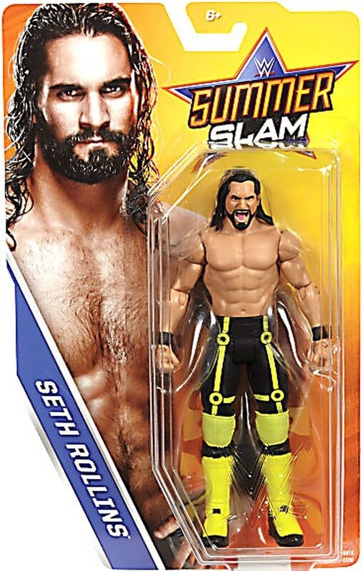 WWE Mattel SummerSlam 4 Seth Rollins Action & Toy Figures PWcatalog