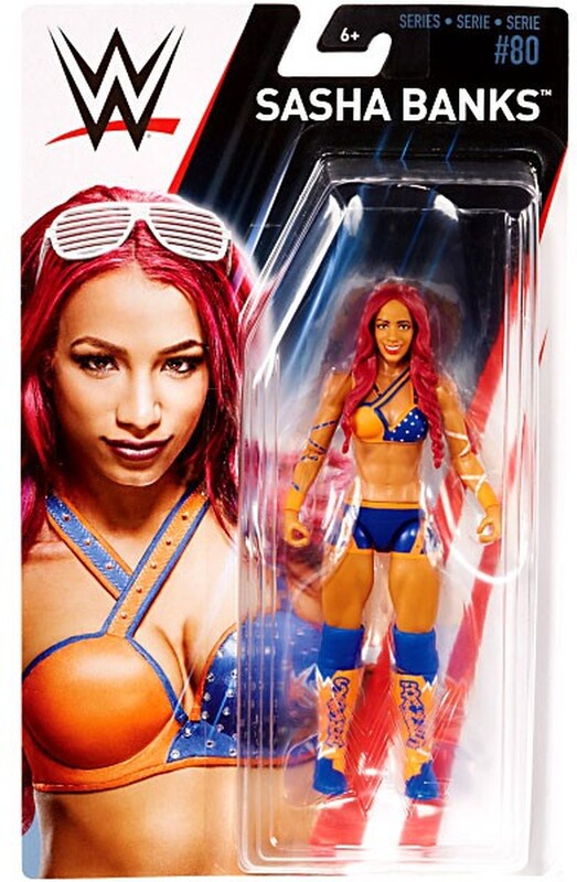 WWE Mattel Basic Series 80 Sasha Banks Action & Toy Figures PWcatalog