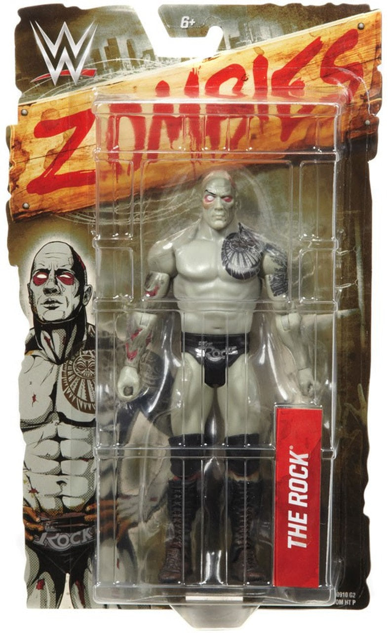 WWE Mattel Zombies 1 The Rock Action & Toy Figures PWcatalog