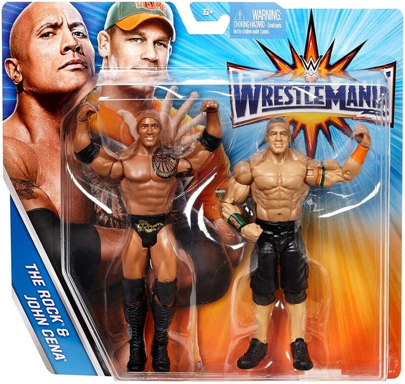 WWE Mattel WrestleMania 33 The Rock & John Cena Action & Toy Figures PWcatalog