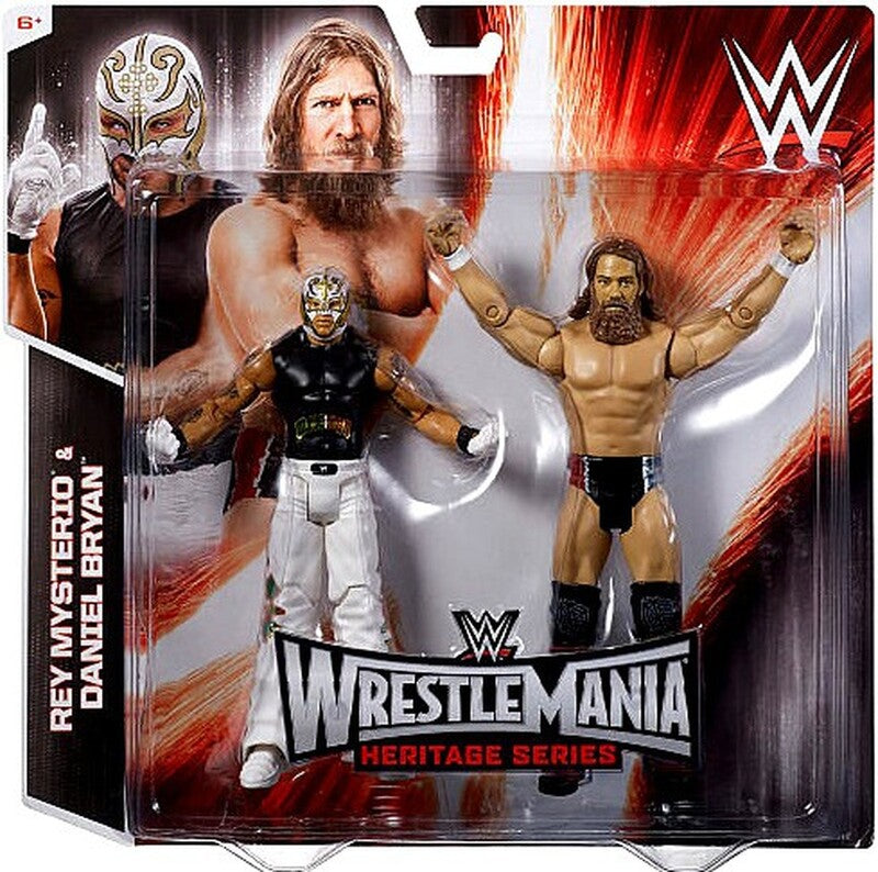 WWE Mattel WrestleMania Heritage 3 Rey Mysterio & Daniel Bryan Action & Toy Figures PWcatalog