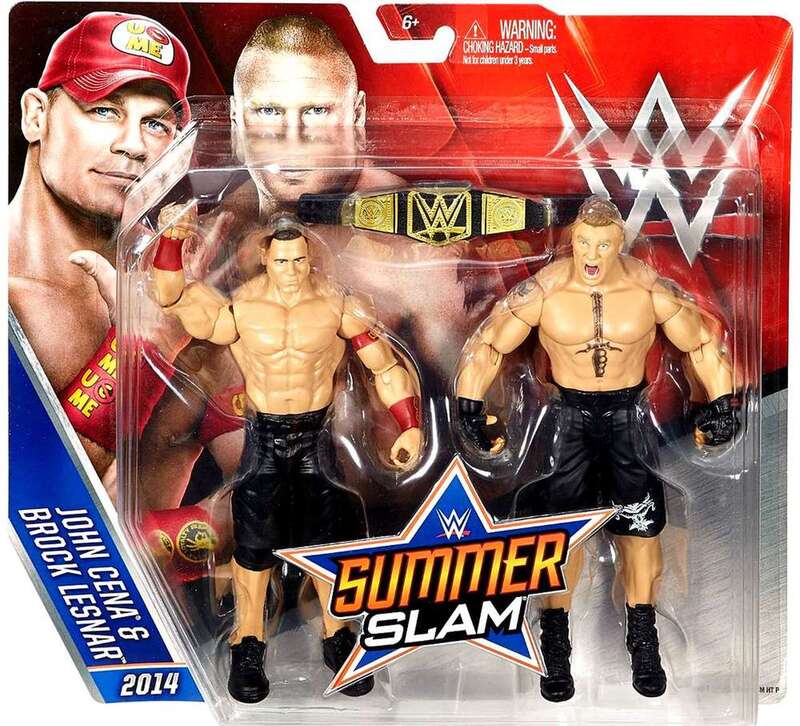 WWE Mattel SummerSlam Multipack: John Cena & Brock Lesnar Action & Toy Figures PWcatalog
