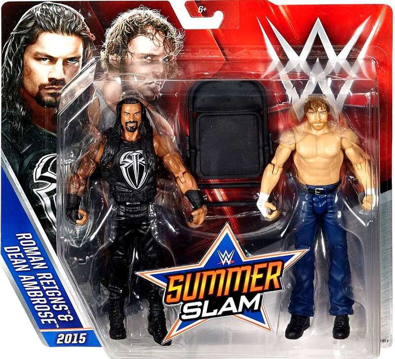 WWE Mattel SummerSlam Multipack: Roman Reigns & Dean Ambrose Action & Toy Figures PWcatalog