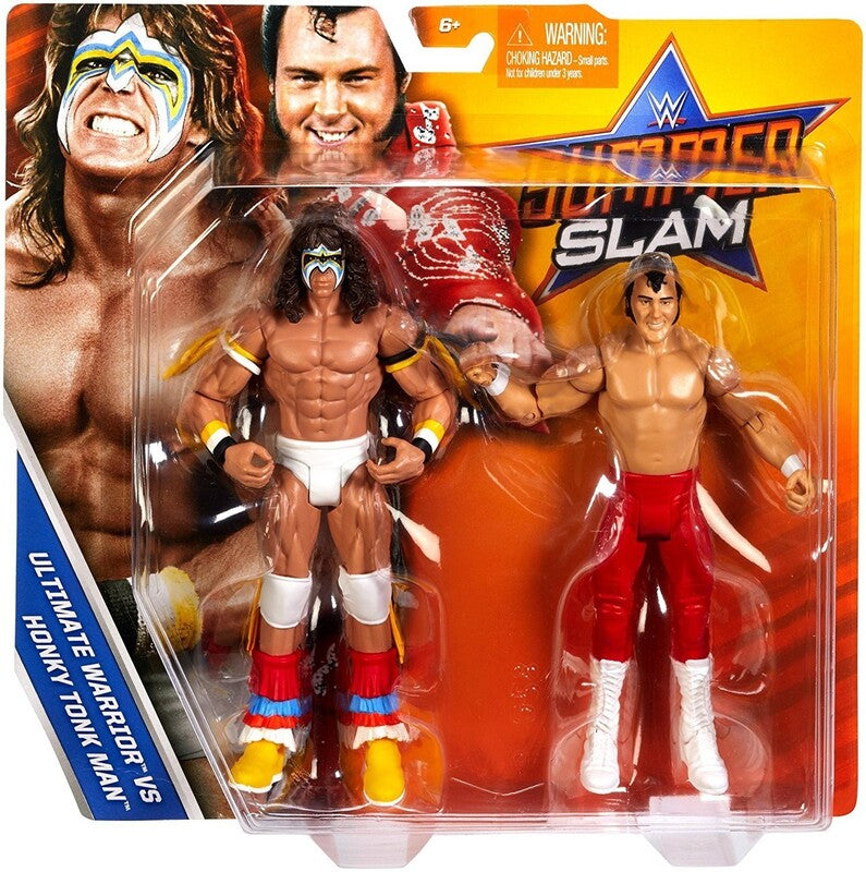 WWE Mattel SummerSlam Multipack: Ultimate Warrior vs. Honky Tonk Man Action & Toy Figures PWcatalog