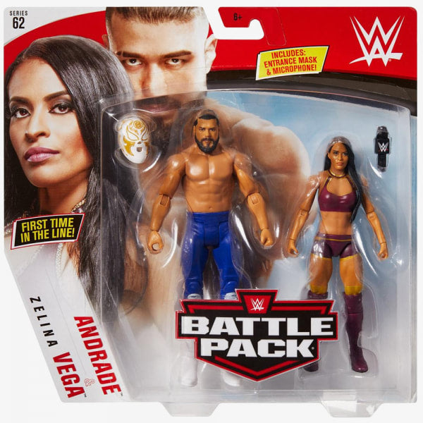 WWE Mattel Battle Packs 62 Andrade & Zelina Vega Action & Toy Figures PWcatalog