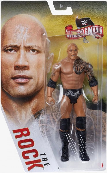WWE Mattel WrestleMania 36 The Rock Action & Toy Figures PWcatalog
