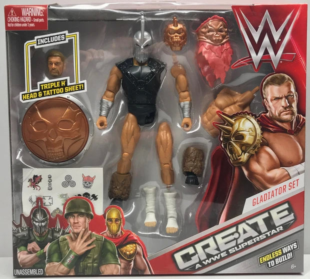 WWE Mattel Create a WWE Superstar 2 Gladiator Set Action & Toy Figures PWcatalog