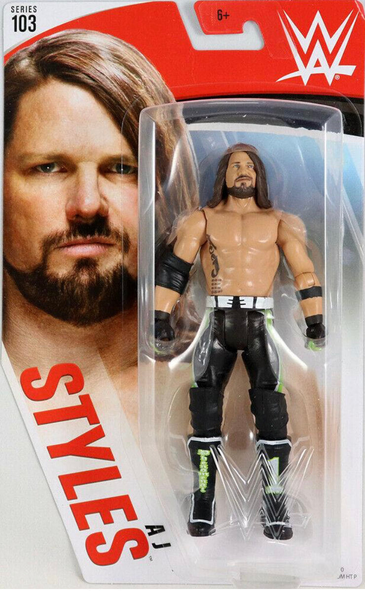 WWE Mattel Basic Series 103 AJ Styles Action & Toy Figures PWcatalog