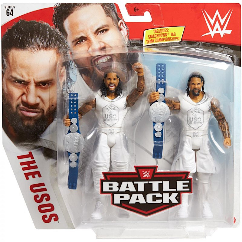 WWE Mattel Battle Packs 64 The Usos Action & Toy Figures PWcatalog