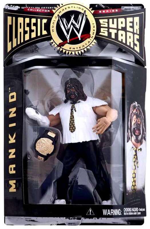WWE Jakks Pacific Classic Superstars 2 Mankind Action & Toy Figures PWcatalog