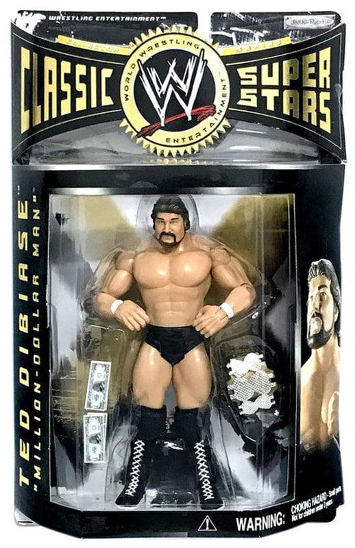 WWE Jakks Pacific Classic Superstars 3 "Million Dollar Man" Ted Dibiase Action & Toy Figures PWcatalog