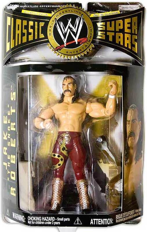 WWE Jakks Pacific Classic Superstars 3 Jake "The Snake" Roberts Action & Toy Figures PWcatalog