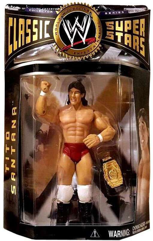 WWE Jakks Pacific Classic Superstars 4 Tito Santana Action & Toy Figures PWcatalog