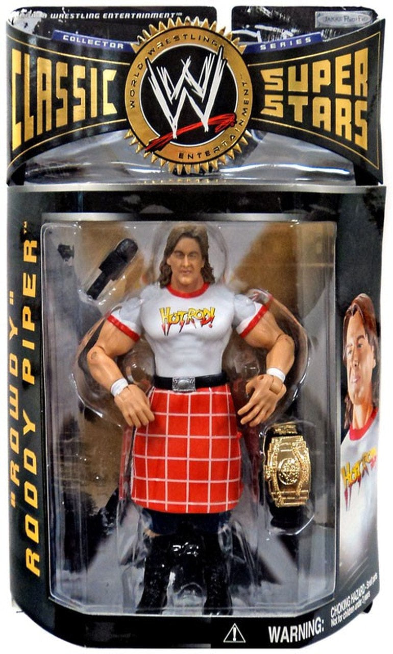 WWE Jakks Pacific Classic Superstars 4 "Rowdy" Roddy Piper Action & Toy Figures PWcatalog
