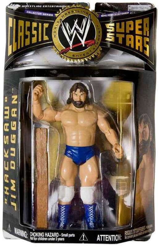 WWE Jakks Pacific Classic Superstars 4 "Hacksaw" Jim Duggan Action & Toy Figures PWcatalog