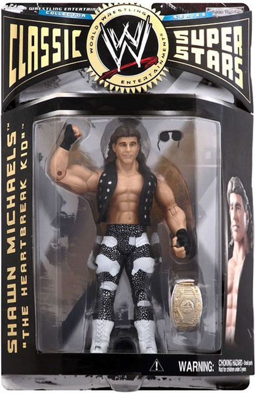 WWE Jakks Pacific Classic Superstars 6 "The Heartbreak Kid" Shawn Michaels Action & Toy Figures PWcatalog