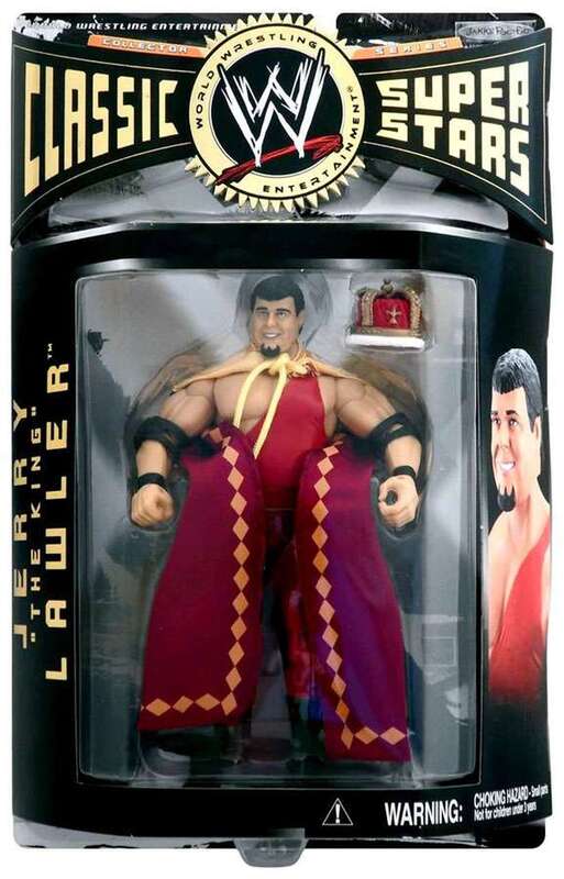 WWE Jakks Pacific Classic Superstars 8 Jerry "The King" Lawler Action & Toy Figures PWcatalog