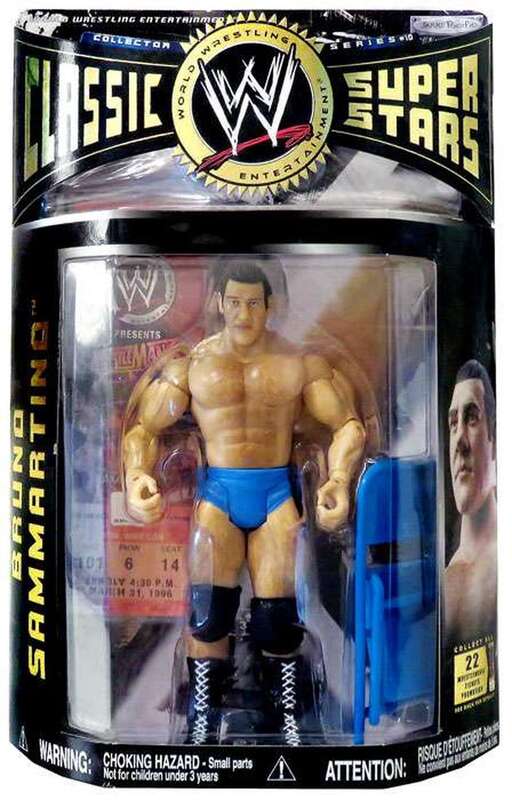 WWE Jakks Pacific Classic Superstars 10 Bruno Sammartino Action & Toy Figures PWcatalog