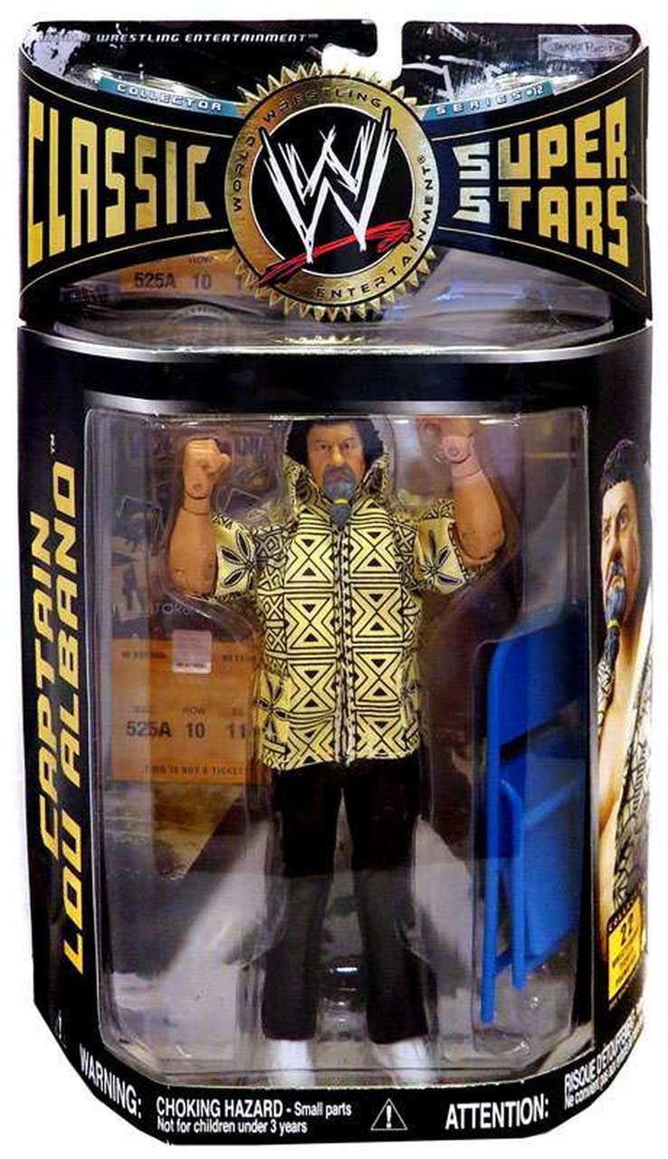 WWE Jakks Pacific Classic Superstars 12 Captain Lou Albano Action & Toy Figures PWcatalog