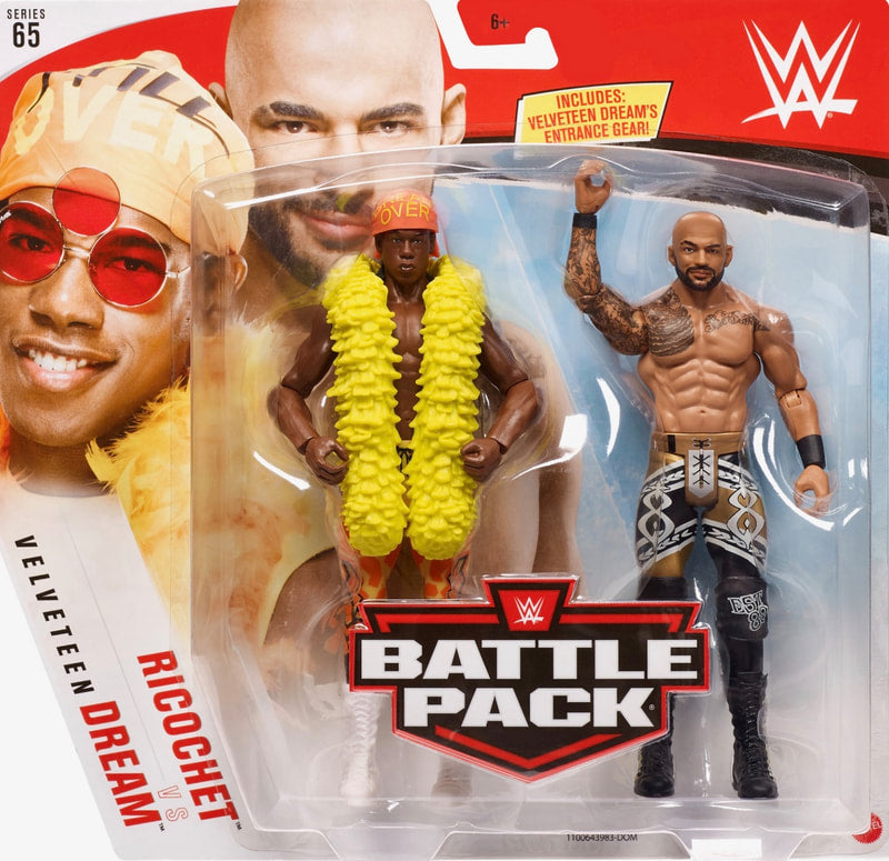 WWE Mattel Battle Packs 65 Ricochet vs. Velveteen Dream Action & Toy Figures PWcatalog
