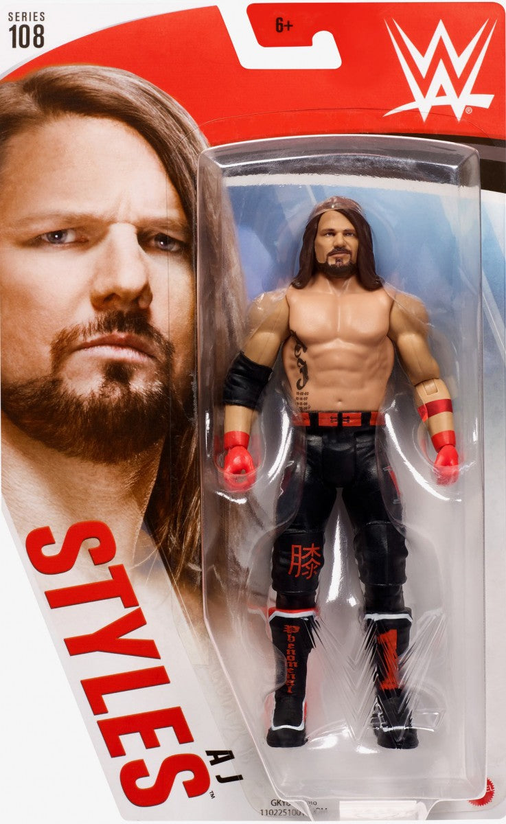 WWE Mattel Basic Series 108 AJ Styles Action & Toy Figures PWcatalog