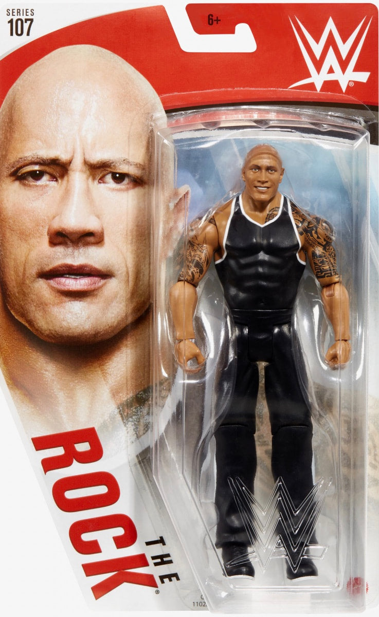 WWE Mattel Basic Series 107 The Rock Action & Toy Figures PWcatalog