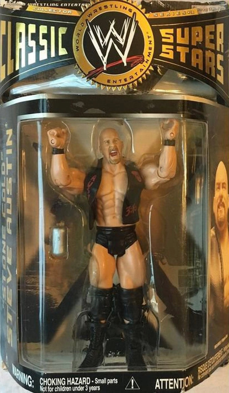 WWE Jakks Pacific Classic Superstars 18 "Stone Cold" Steve Austin Action & Toy Figures PWcatalog
