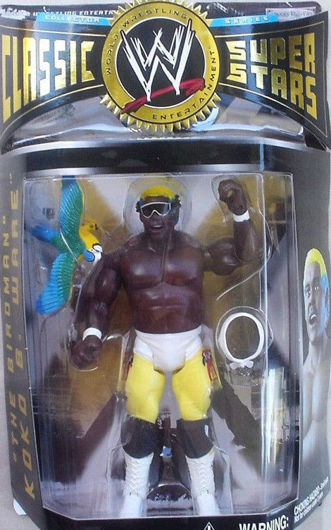 WWE Jakks Pacific Classic Superstars 6 "The Birdman" Koko B. Ware Action & Toy Figures PWcatalog