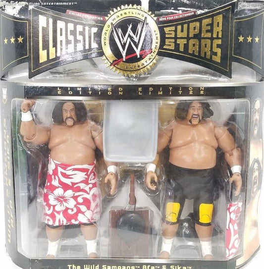 WWE Jakks Pacific Classic Superstars 2-Packs 3 The Wild Samoans: Afa & Sika Action & Toy Figures PWcatalog