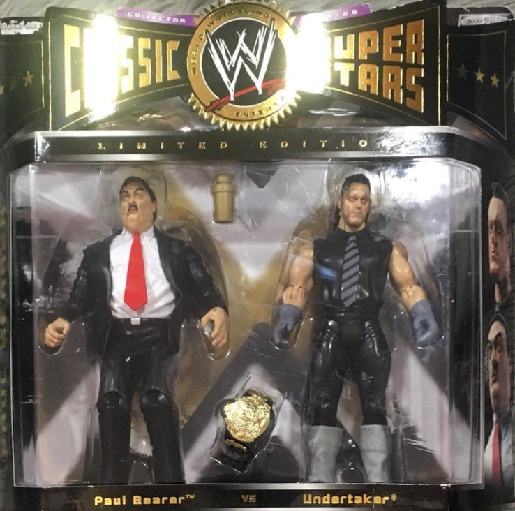 WWE Jakks Pacific Classic Superstars 2-Packs 4 Paul Bearer & Undertaker Action & Toy Figures PWcatalog