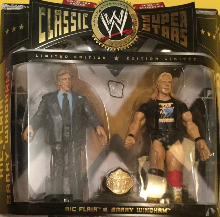 WWE Jakks Pacific Classic Superstars 2-Packs 7 Ric Flair & Barry Windham Action & Toy Figures PWcatalog