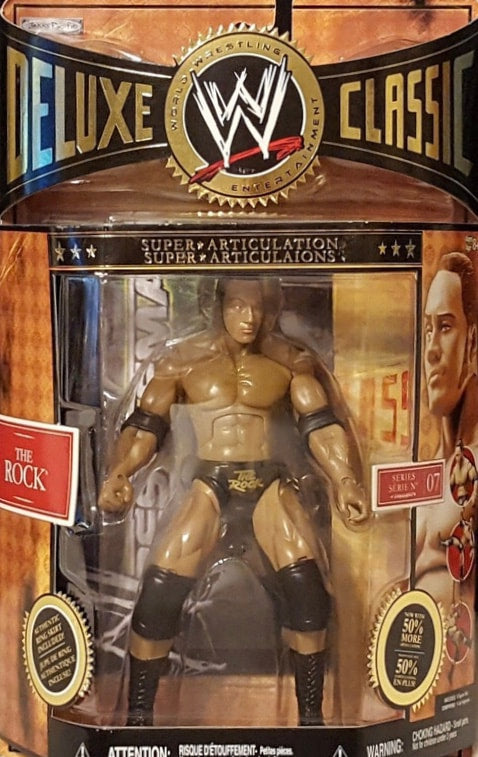 WWE Jakks Pacific Deluxe Classic Superstars 7 The Rock Action & Toy Figures PWcatalog