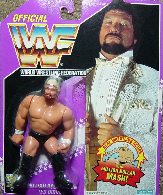 WWF Hasbro 9 Million Dollar Man Ted DiBiase with Million Dollar Mash! Action & Toy Figures PWcatalog
