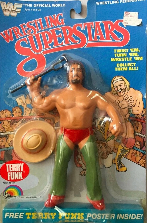 WWF LJN Wrestling Superstars 3 Terry Funk Action & Toy Figures PWcatalog