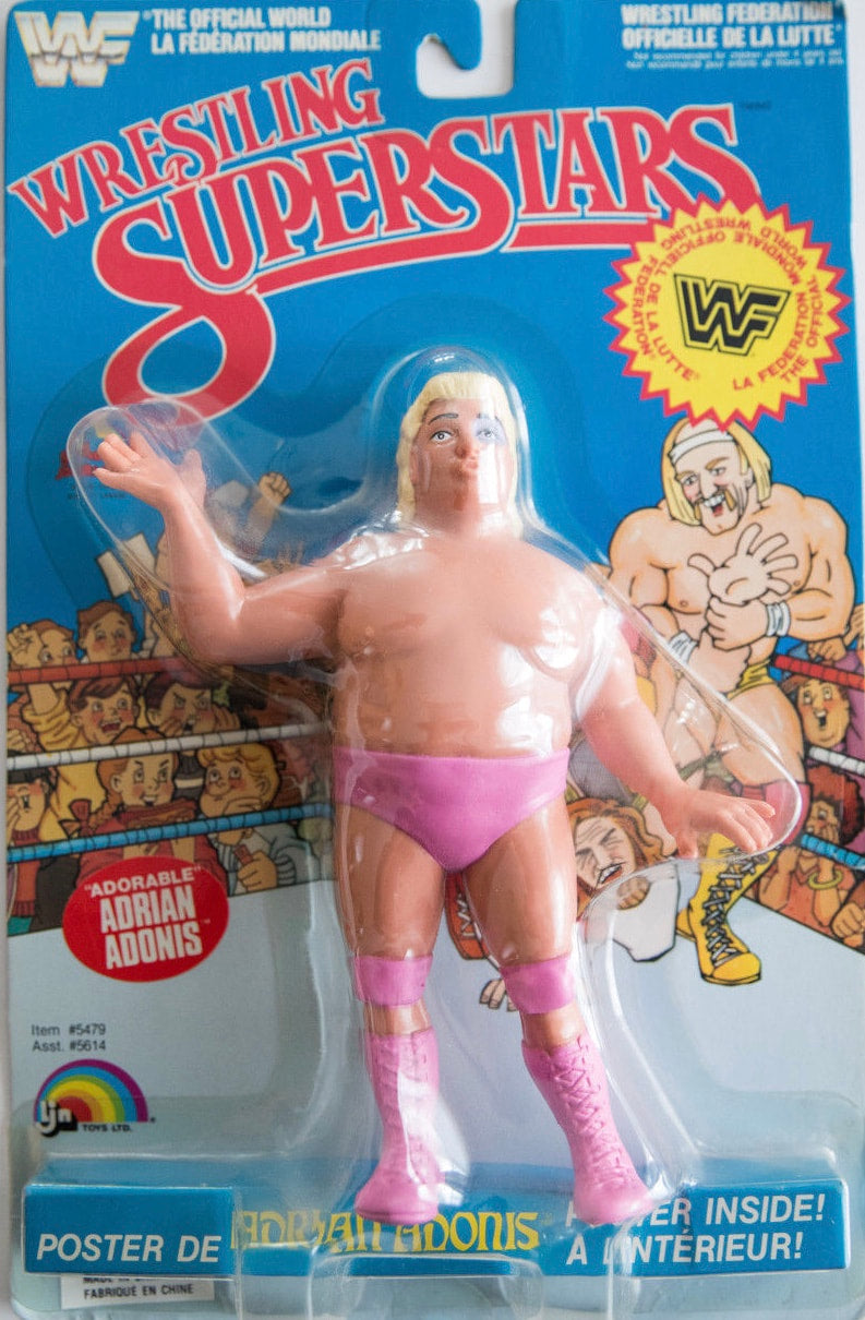 WWF LJN Wrestling Superstars 4 "Adorable" Adrian Adonis Action & Toy Figures PWcatalog
