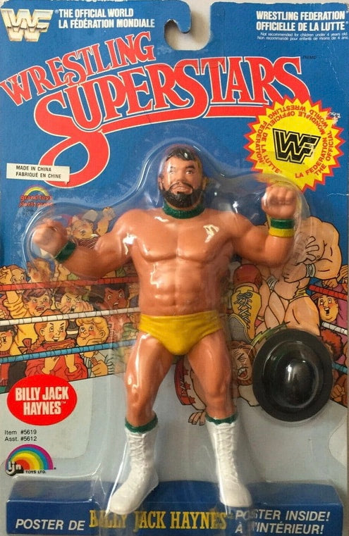 WWF LJN Wrestling Superstars 4 Billy Jack Haynes Action & Toy Figures PWcatalog